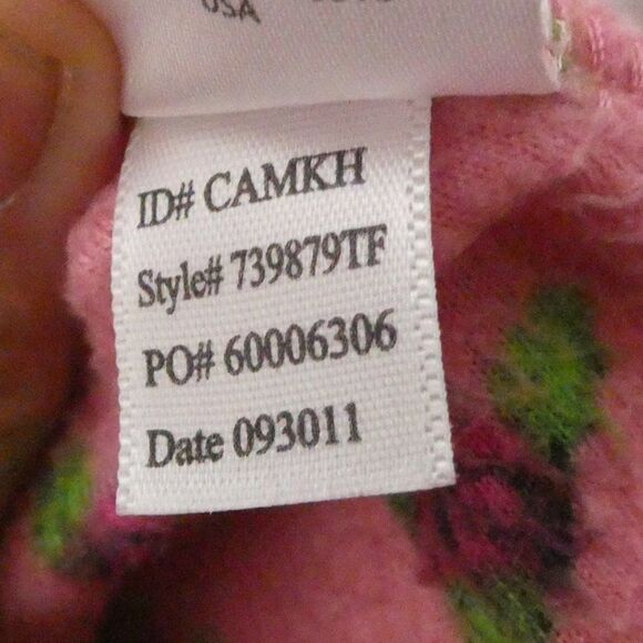 Betsey Johnson Intimates Rose Fleece Pajama Shirt - Picture 8 of 9